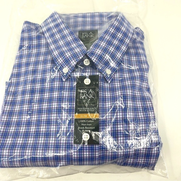 NWT Jos. A. Bank Slim Fit Longsleeve Button Down Shirt - Picture 5 of 9